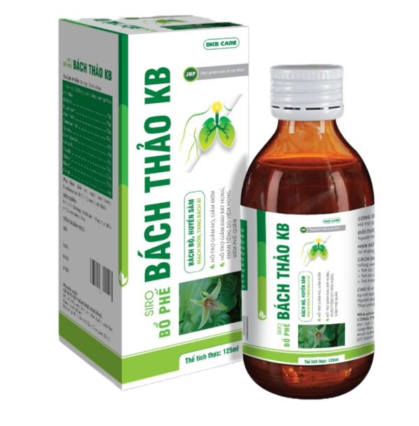 Siro ho Bổ phế BÁCH THẢO KB giảm ho, long đờm